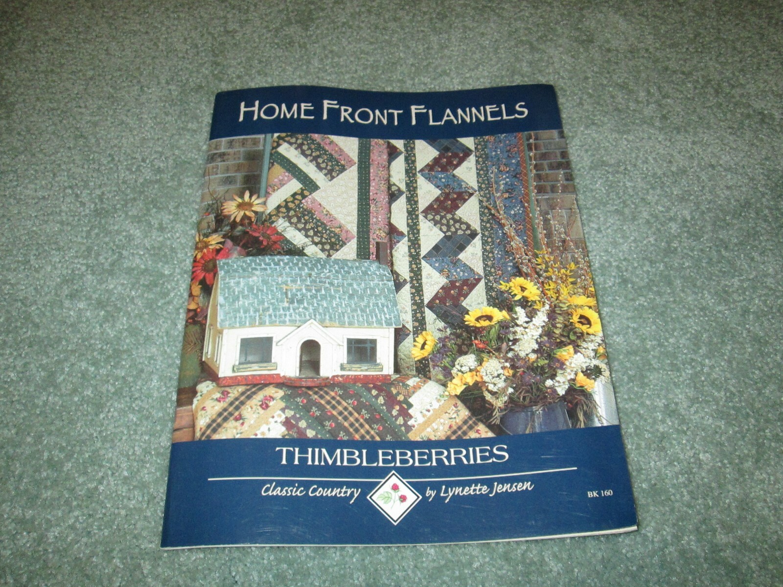 NEW THIMBLEBERRIES HOME FRONT FLANNES BOOK By LYNETTE JENSEN