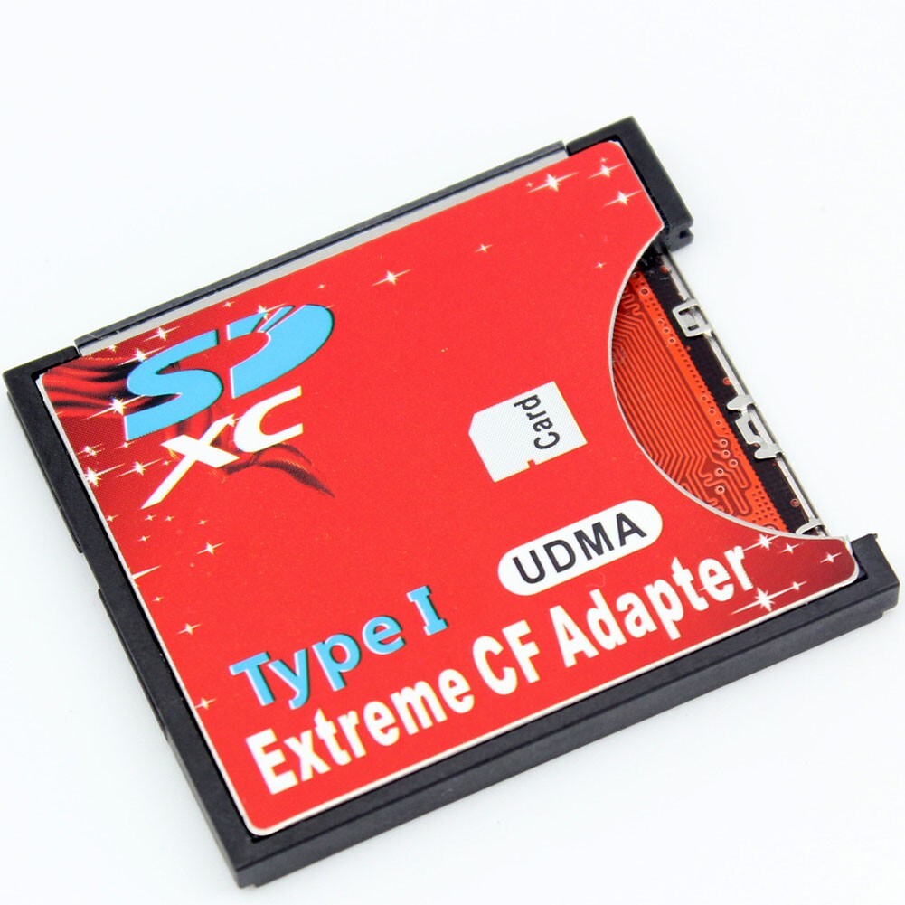 Micro SD SDHC to Compact Flash CF 1 Type I Card Adapter Converter 16GB 32GB 64GB