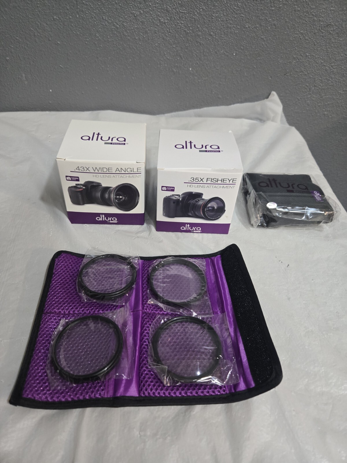 58mm Altura Photo Professional Accessory Kit For Canon Rebel