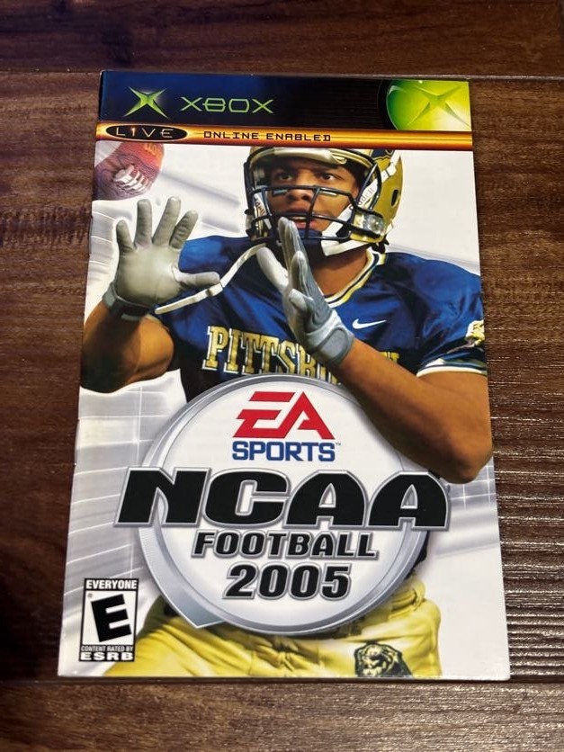 NCAA Football 2005 College 05 XBOX Instruction Manual Only