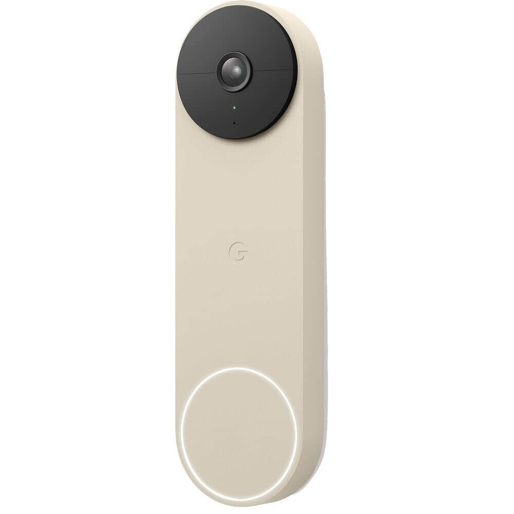 Google Nest Doorbell, Wired - Linen