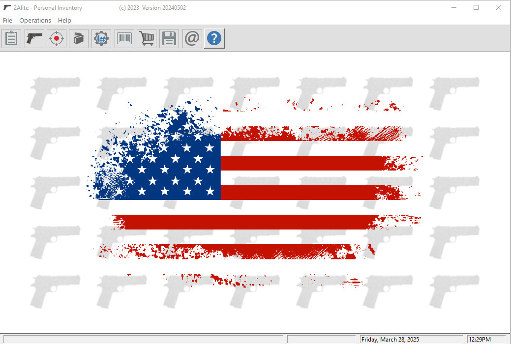 Gun Inventory Accessories Software w/ photos, notes & reports (.pdf/.xls)