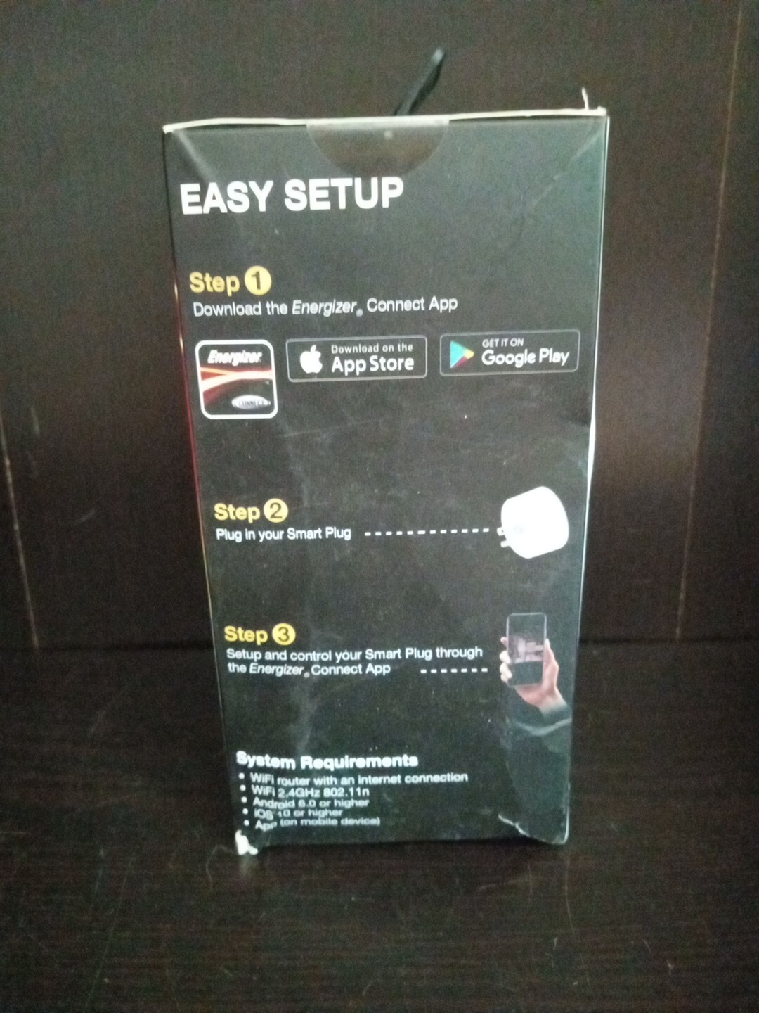 Energizer Connect Smart Plug with Voice Control Remote Access Scheduling Tr1#396