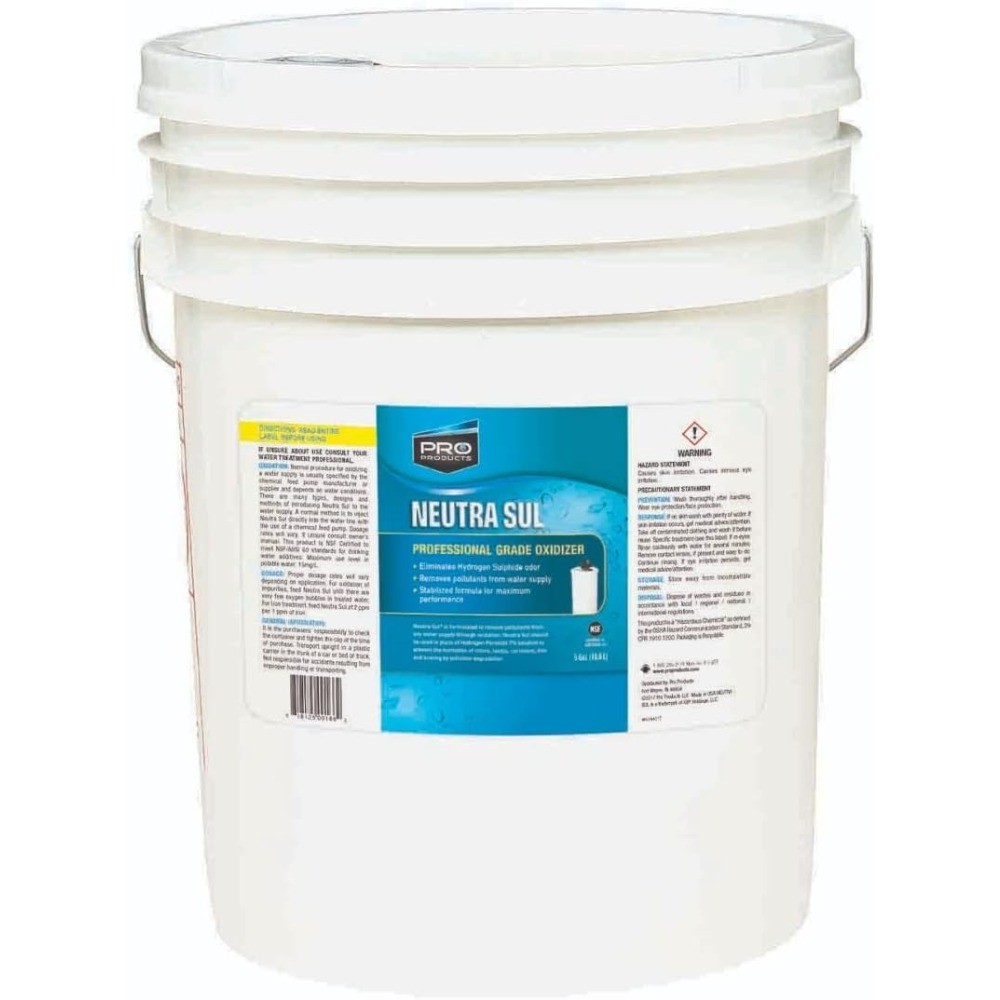 HP05N Neutra Sul 5 Gal Oxidizer NSF 7% H2O2 Well Water