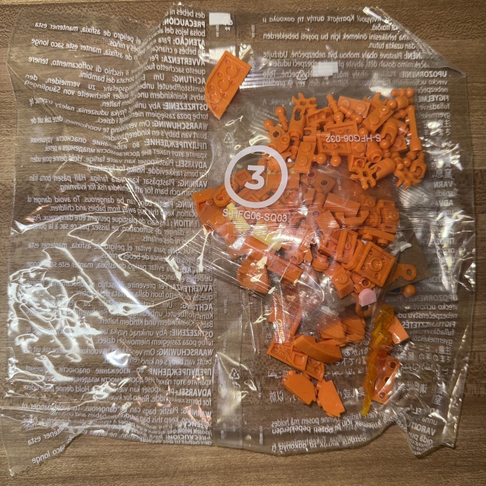 Pokemon GWY77 Charizard MEGA Construx Bloks BAG 3 ONLY Nintendo Mattel