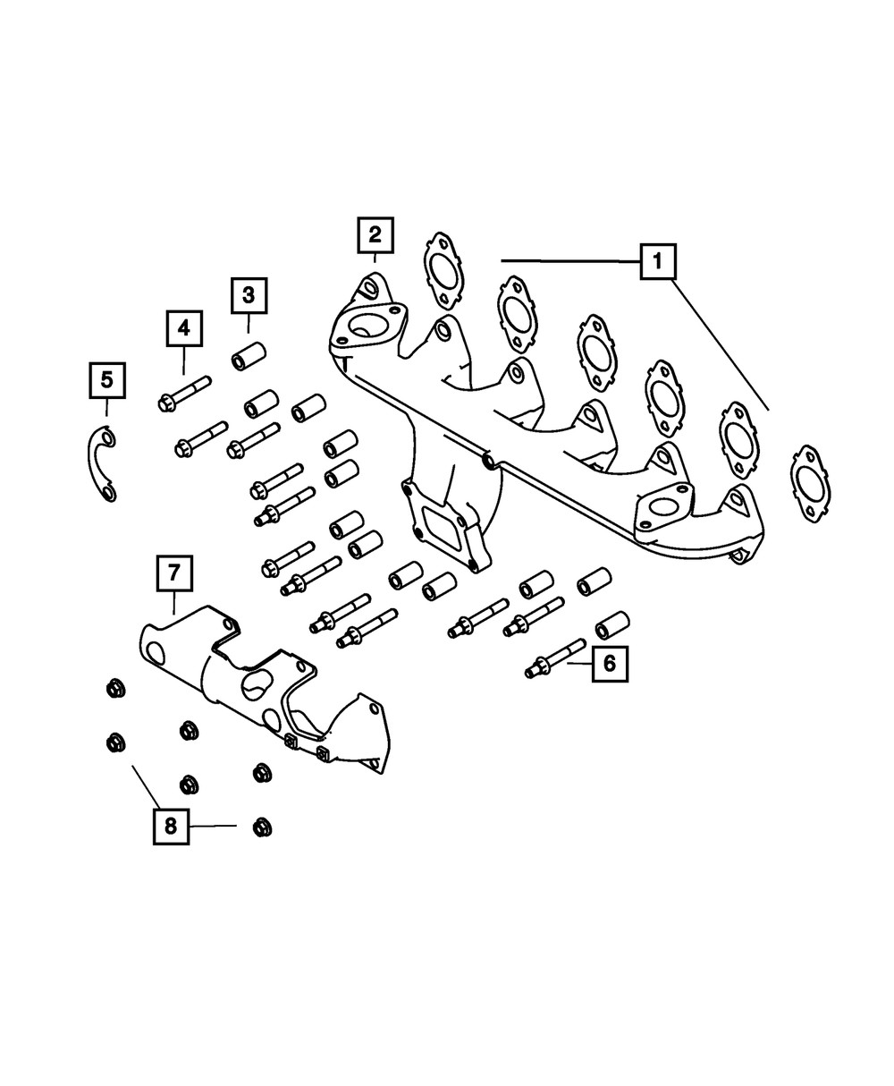 Genuine Mopar Double Ended Stud 68447794AA