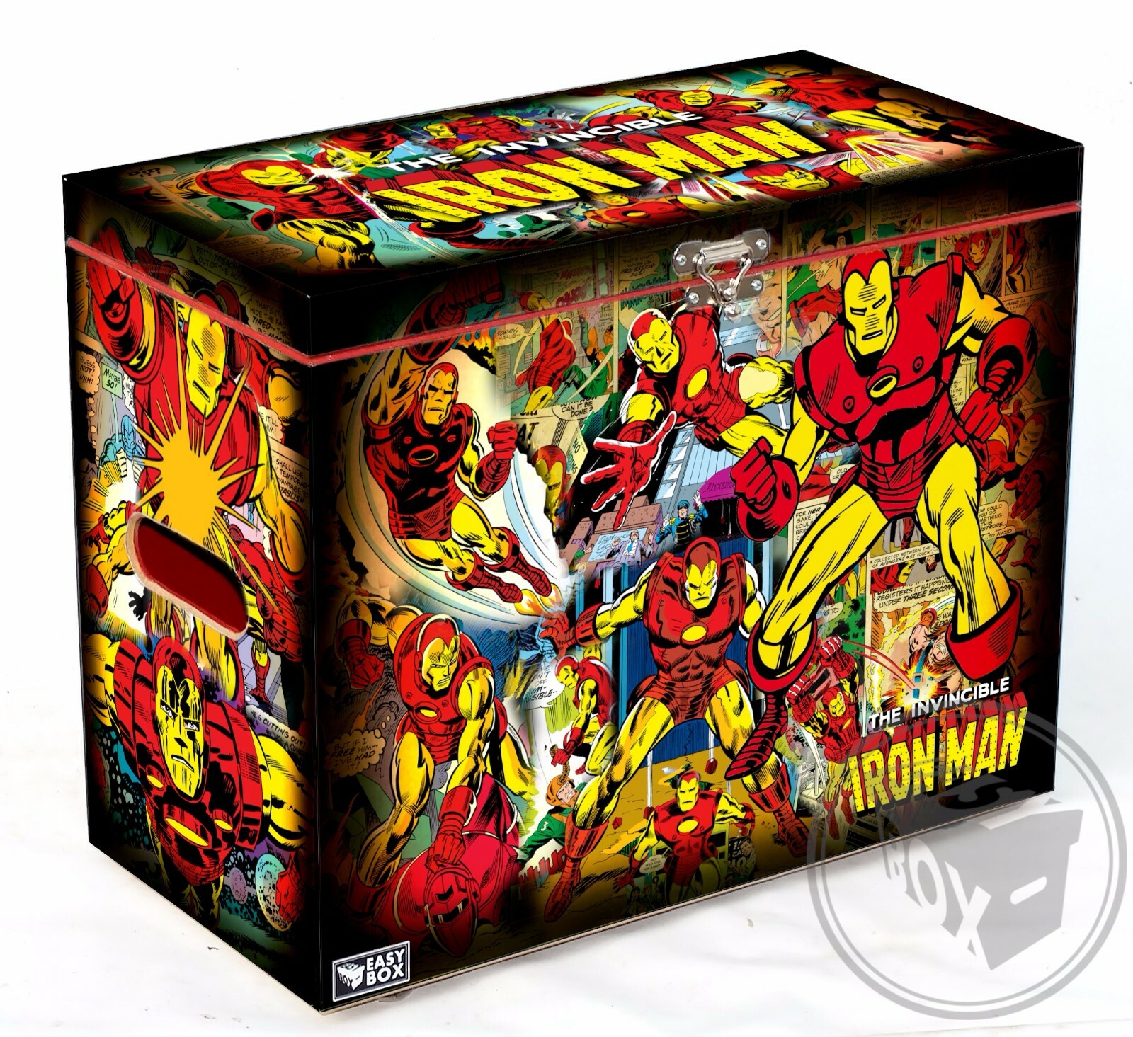 Iron Man Classic - Large Comic Book Hard Storage Box Chest MDF