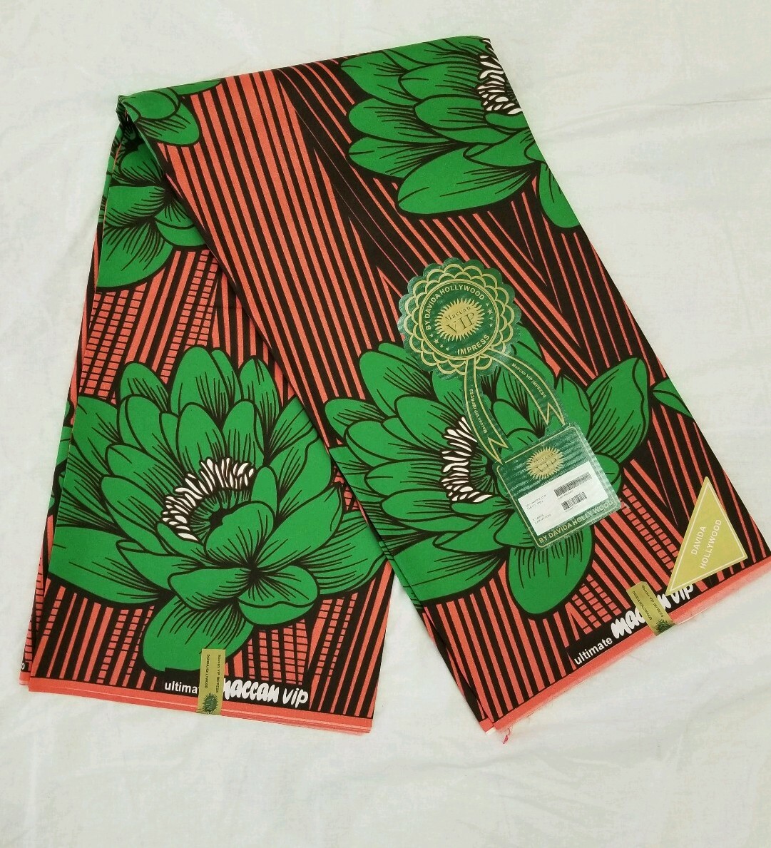 High quality Ankara, African wax print fabric 6 yards/cotton