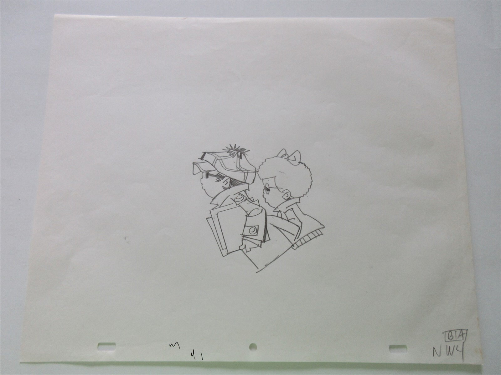 BILLY JO JIVE, Suzie Sunset Animation Drawing SESAME STREET #4 (NW-4-2)