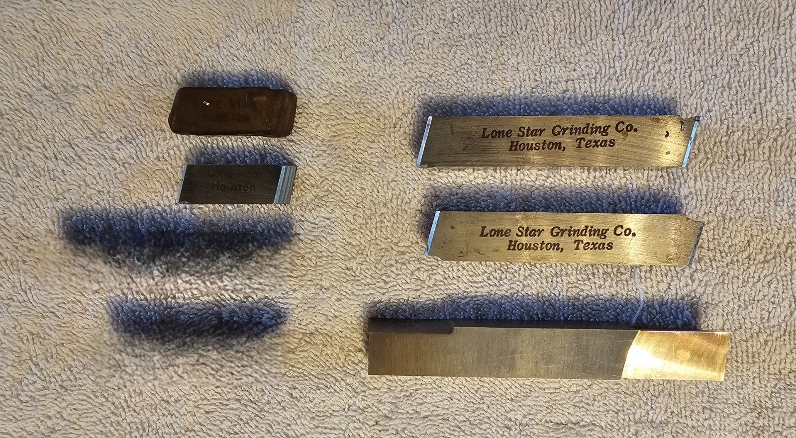19 NEW AND USED LATHE HSS CUTTING TOOLS VARIOUS SIZES