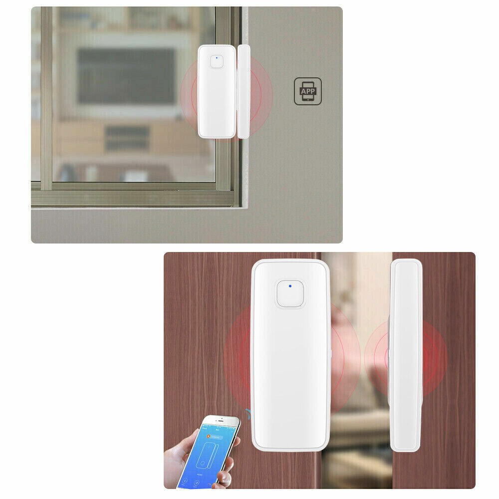 C06 TUYA APP WiFi Door Window Sensor Open/Close Burglar Alarm Security Detector