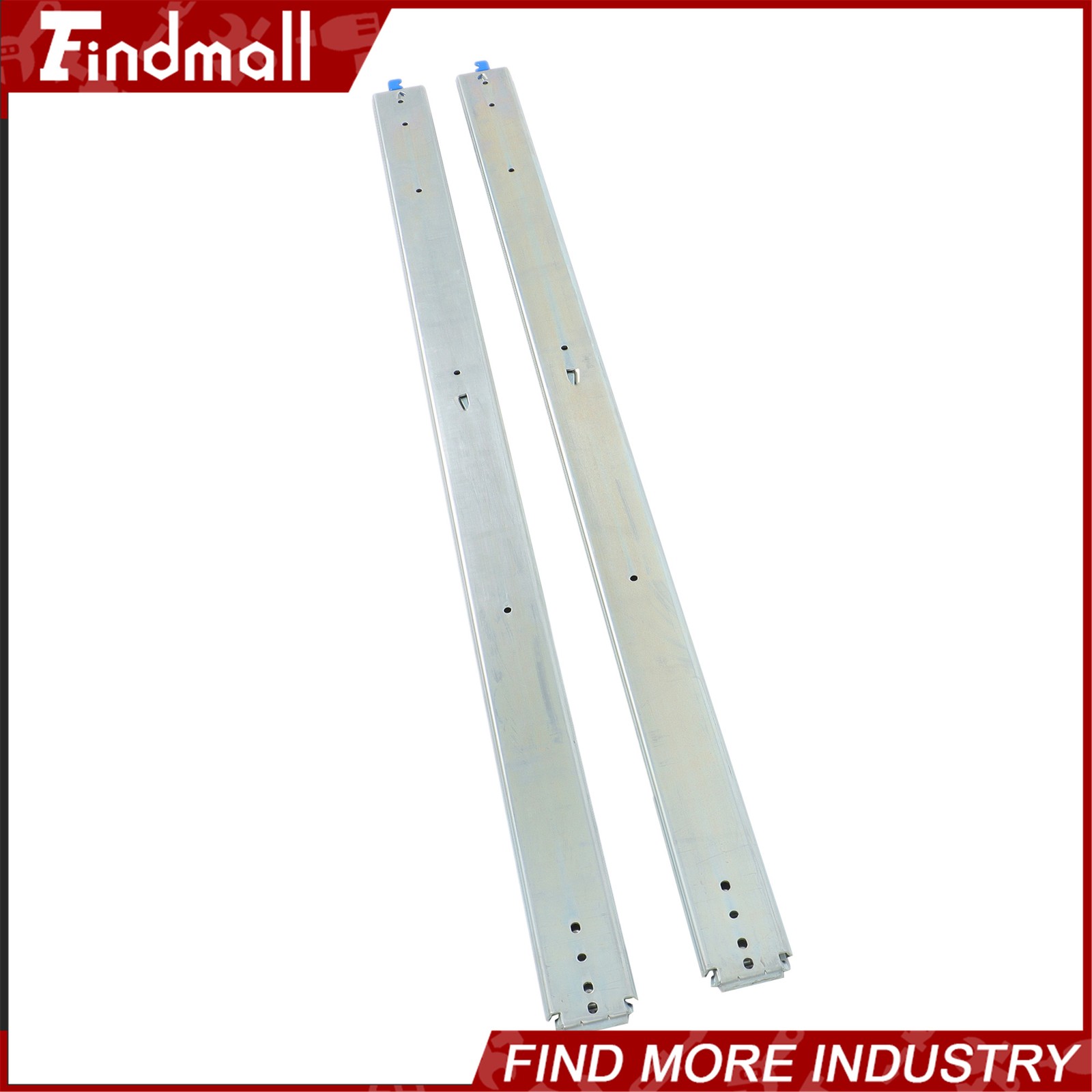 Findmall Heavy Duty 56" Drawer Slides w/Lock 500lb - Full Extension Ball Bearing