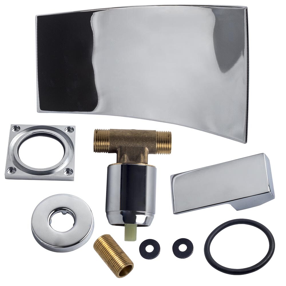 Wall Mount Bathroom Faucet Waterfa Lavatory Basin Sink Faucet Modern Mixer Tap