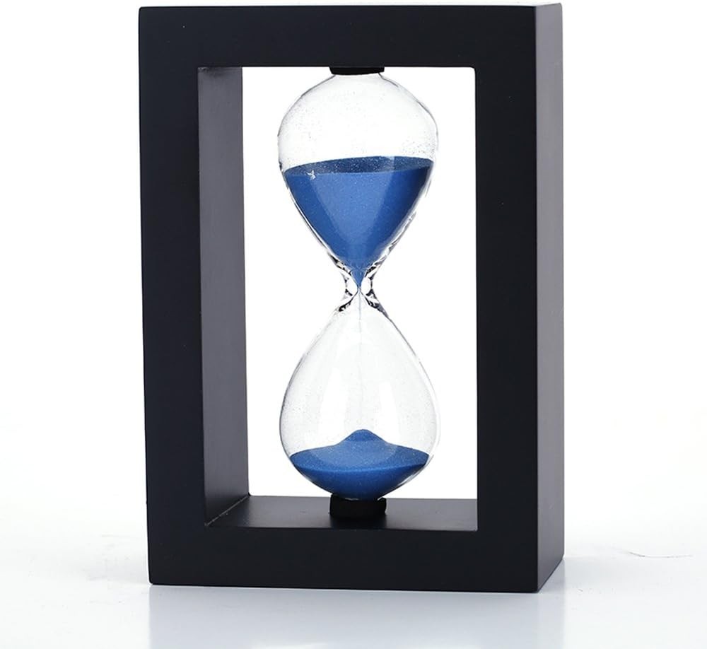 Wood Frame Hourglass Sand Timer 20 Minutes