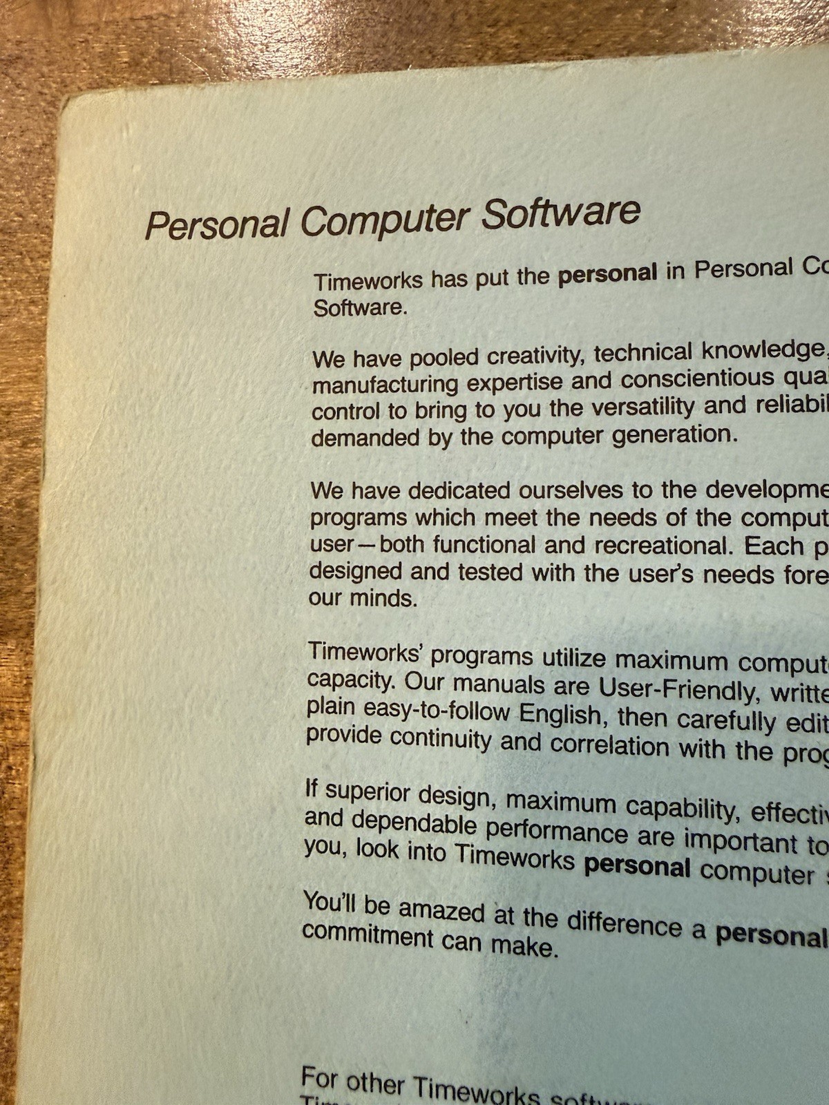 VTG TIMEWORKS USER`S MANUAL THE ELECTRONIC CHECKBOOK COMMODORE 64 1982