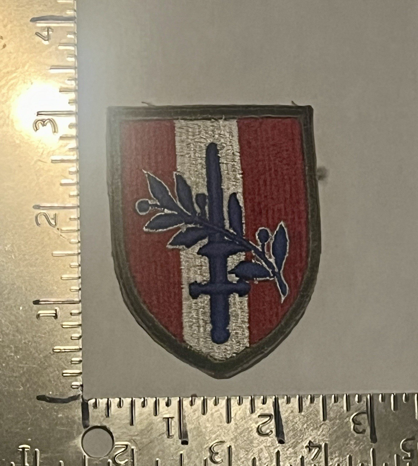 Original WWII U.S. Forces Austria Cut Edge Full Color Patch no glow WW2