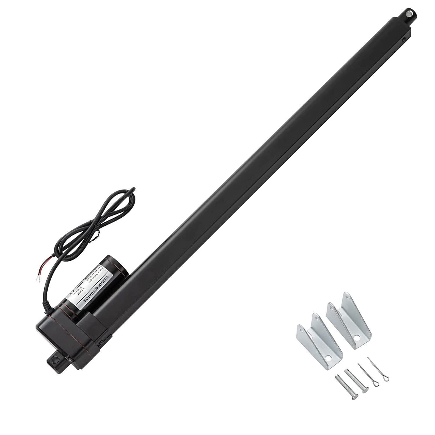 3000N 660lbs 12V 40inch Stroke 1000mm Linear Actuator Heavy Duty Waterproof IP65