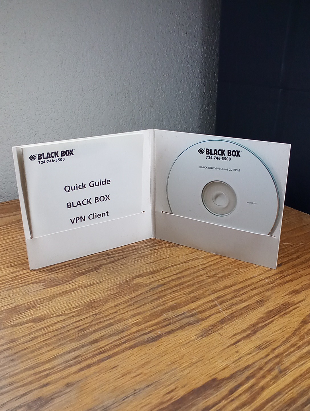 Black Box 724-746-5500 VPN Client CD Rom