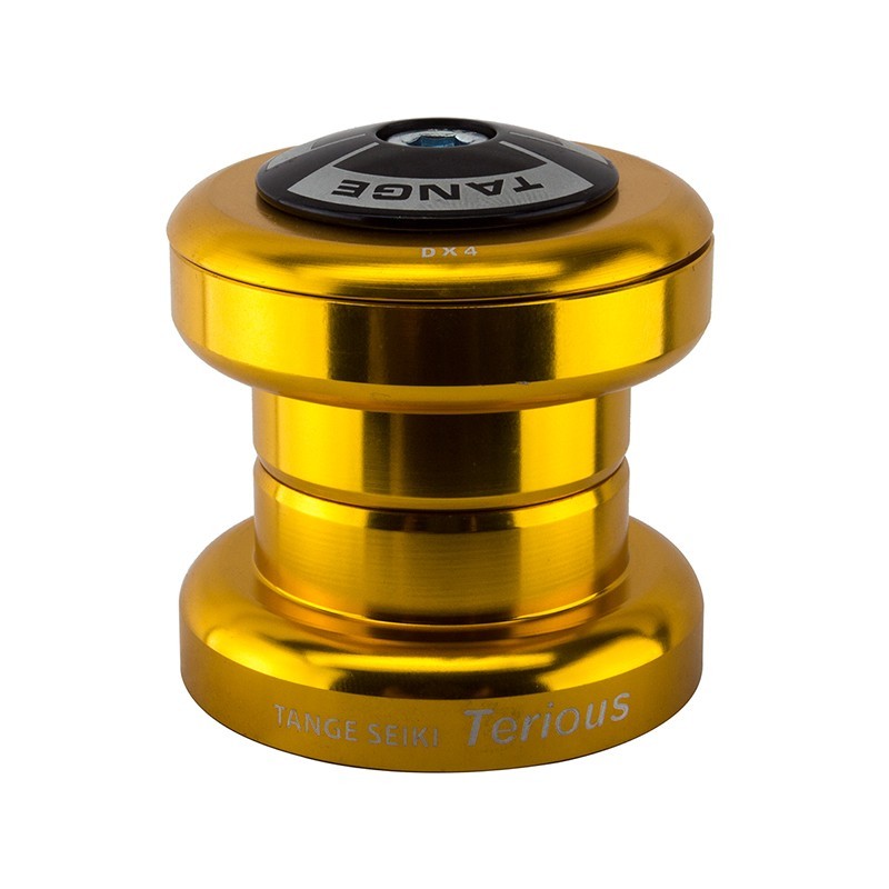 TANGE TERIOUS DX-4 BMX Threadless 1-1/8" Alloy SEALED Headset GOLD