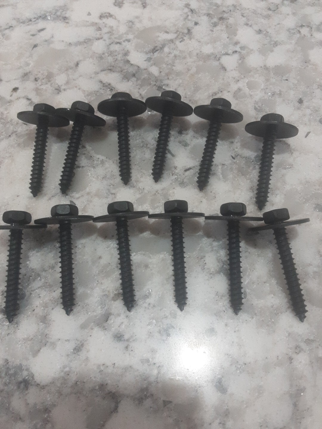 (Bag of 12) Fender Liner Inner Panel Screw 8mm Head for Jeep Dodge Ram 6509539AA