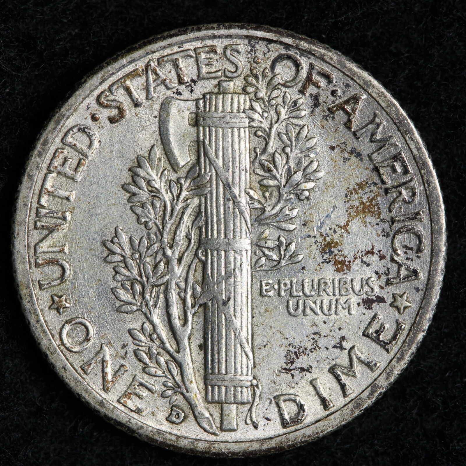 1935-D Mercury Silver Dime BU *UNCIRCULATED* MS E118 T