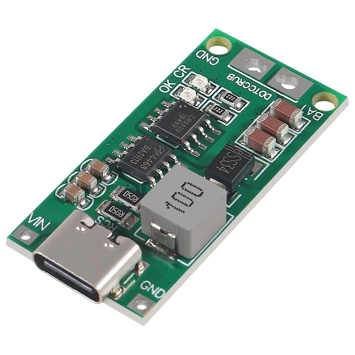 Type-C 2S 3S 4S Boost Battery Charger Module 8.4V 12.6V 16.8V 18650 Li-Ion 2A