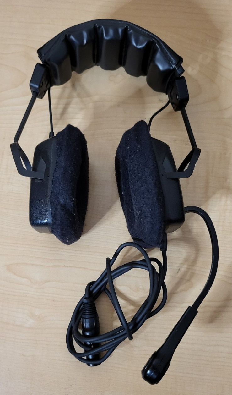 Lot (7) Telex PH-2 64437 006 Dual Sided Headset football team CoachComm w/ mic