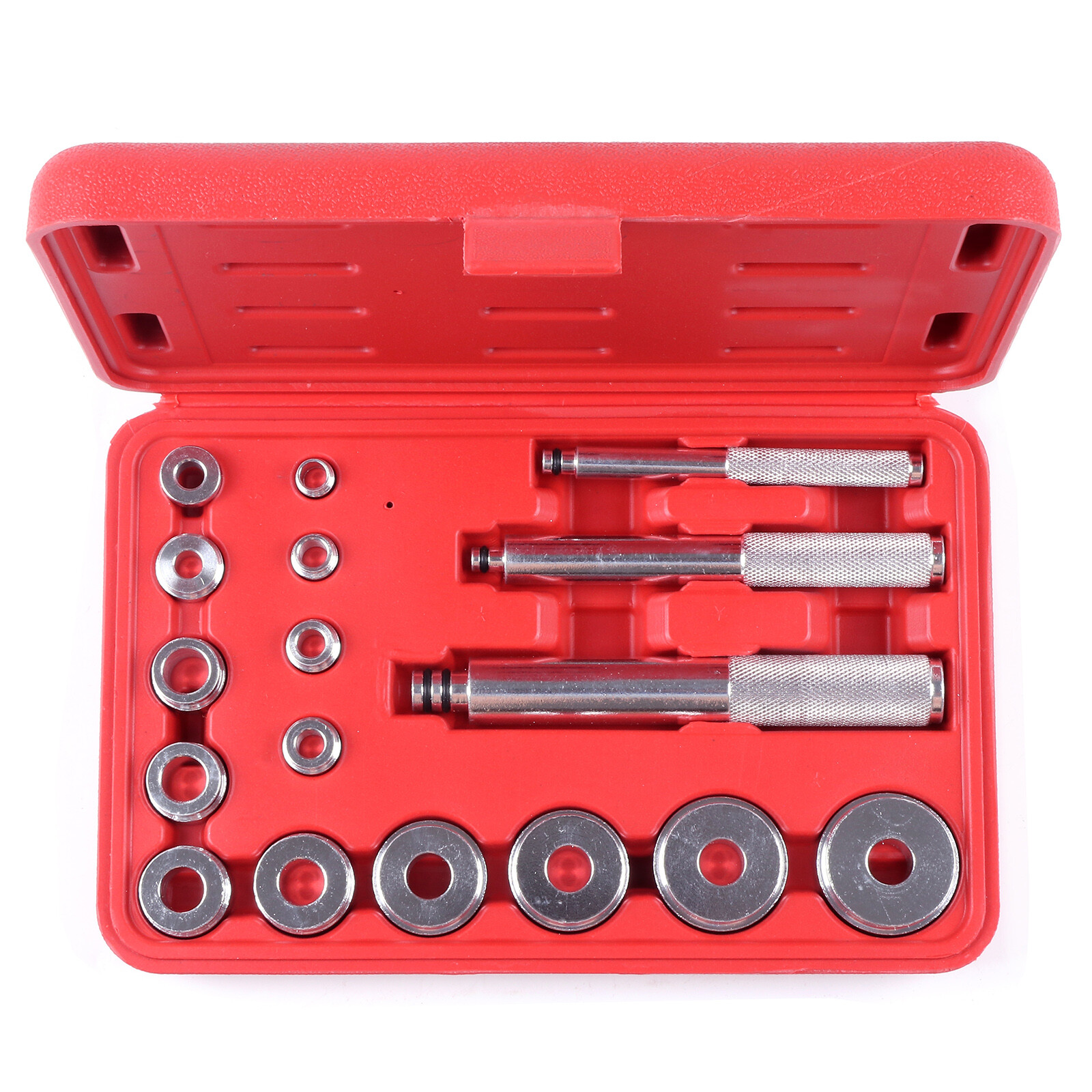 17pcs Auto Bearing Race & Seal Driver Set Wheel Axle Bearings Puller Install