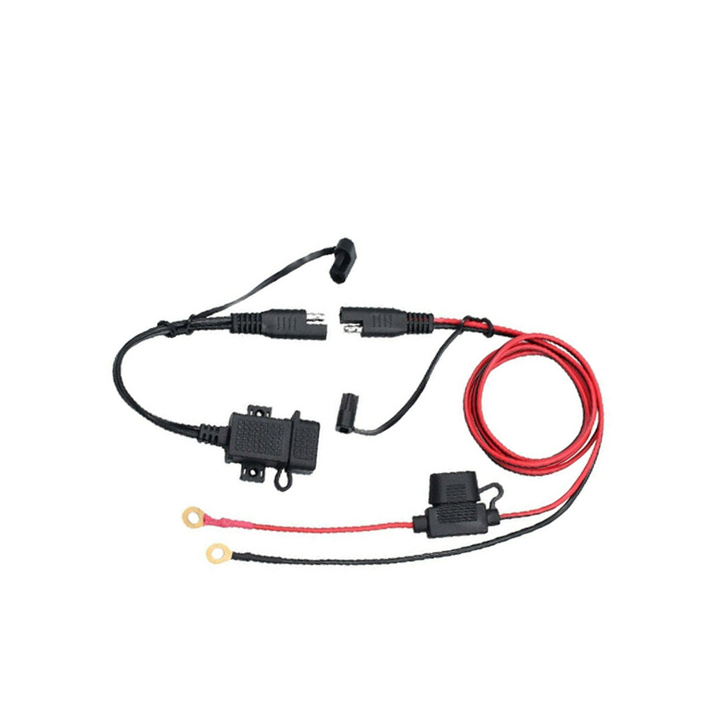 Motorcycle USB Charger Waterproof SAE USB to Cable Adapter Socket Battery
