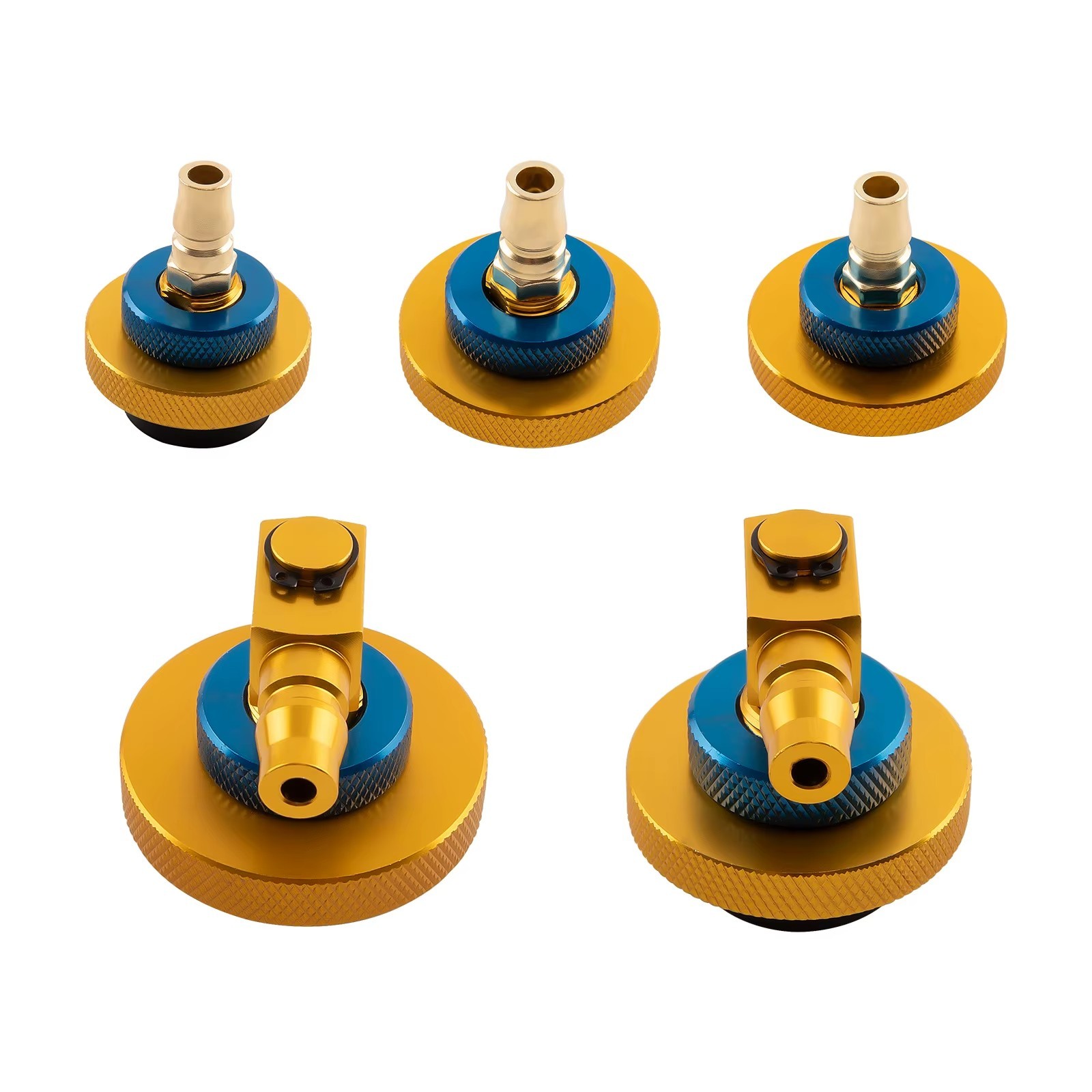 Brake Fluid Bleeder Adapter Kit 17PCS Master Cylinder Coupler Tool Disc Brake