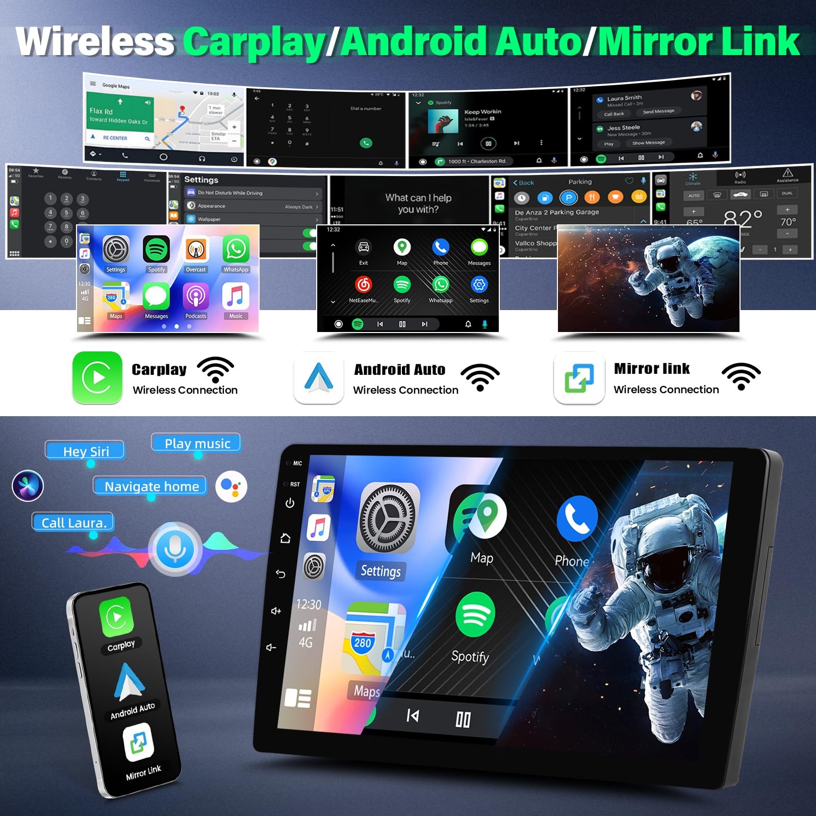 7 Touch Car Radio for 09-11 Durango Android 13 Double Din Carplay Android Auto