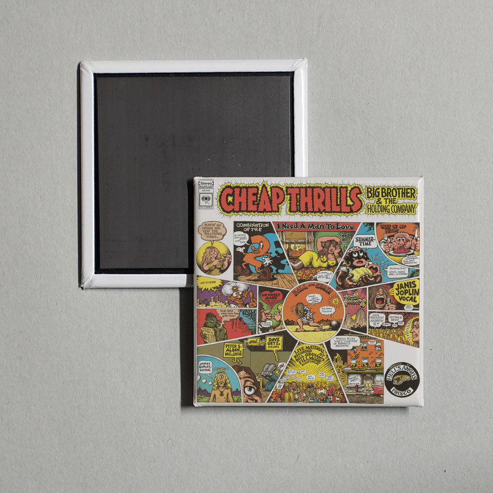 Big Brother & The Holding Company - Cheap Thril Album Cover Locker Fridge Magnet