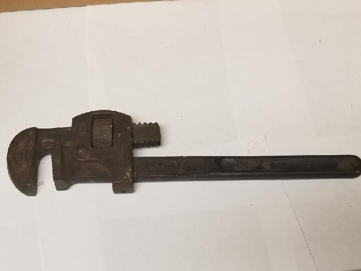 Vintage 14" Improved Stillson Pipe Wrench
