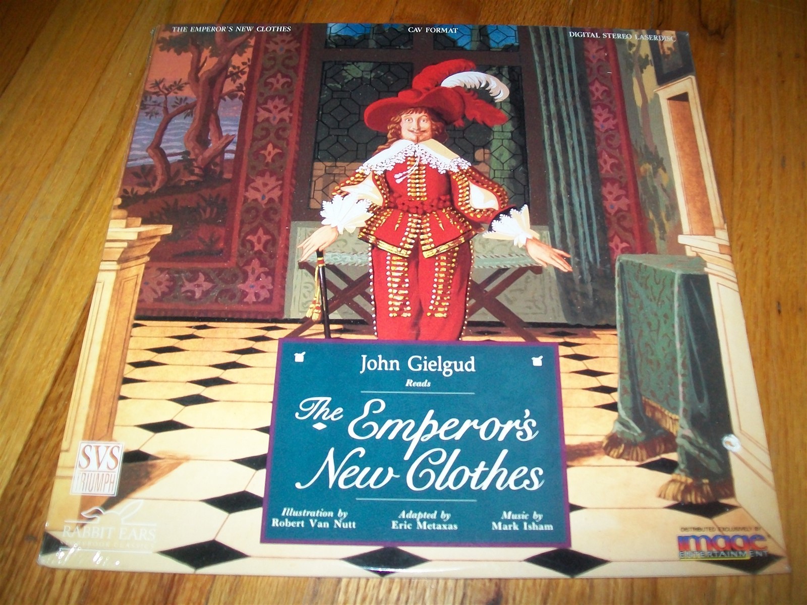 THE EMPEROR'S NEW CLOTHES Laserdisc LD BRAND NEW SEALED JOHN GIELGUD NARRATES!