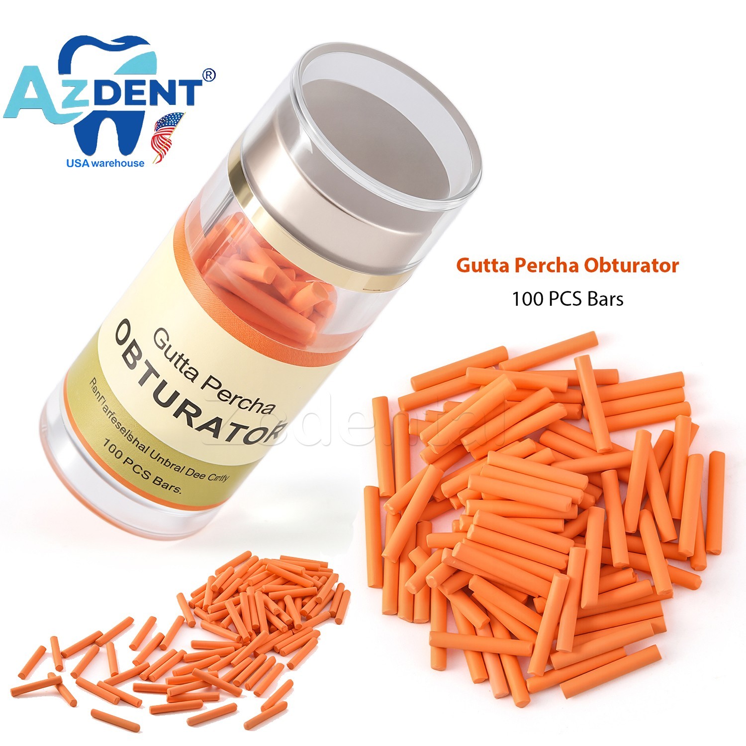 Barra de pellets de gutapercha endodóntica Dental para sistema de obturación
