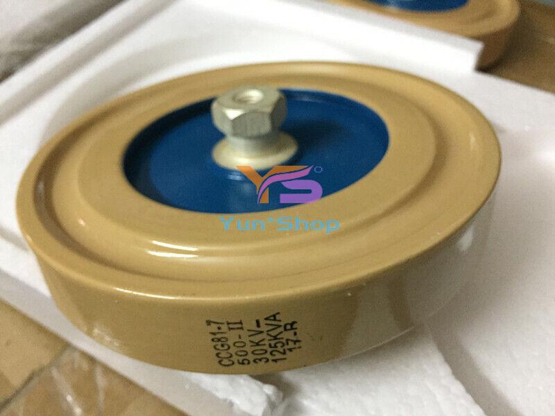 CCG81-7 500PF 500-II 30KV 125KVA High Frequency High Voltage Ceramic Capacitor