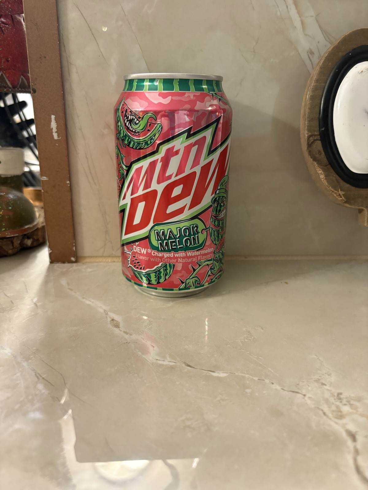 FULL MOUNTAIN MTN DEW MAJOR MELON 12 OZ. CAN NEW RARE WATERMELON LIMITED EDITION