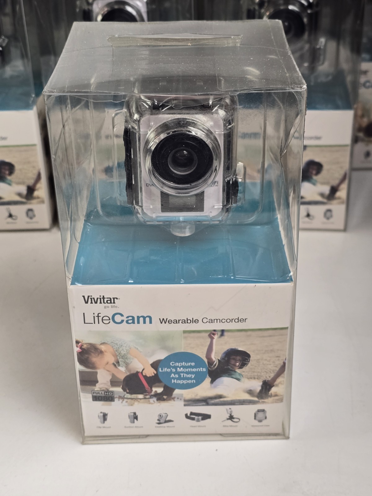 Vivitar LifeCam DVR936 Wearable Camcorder Silver New