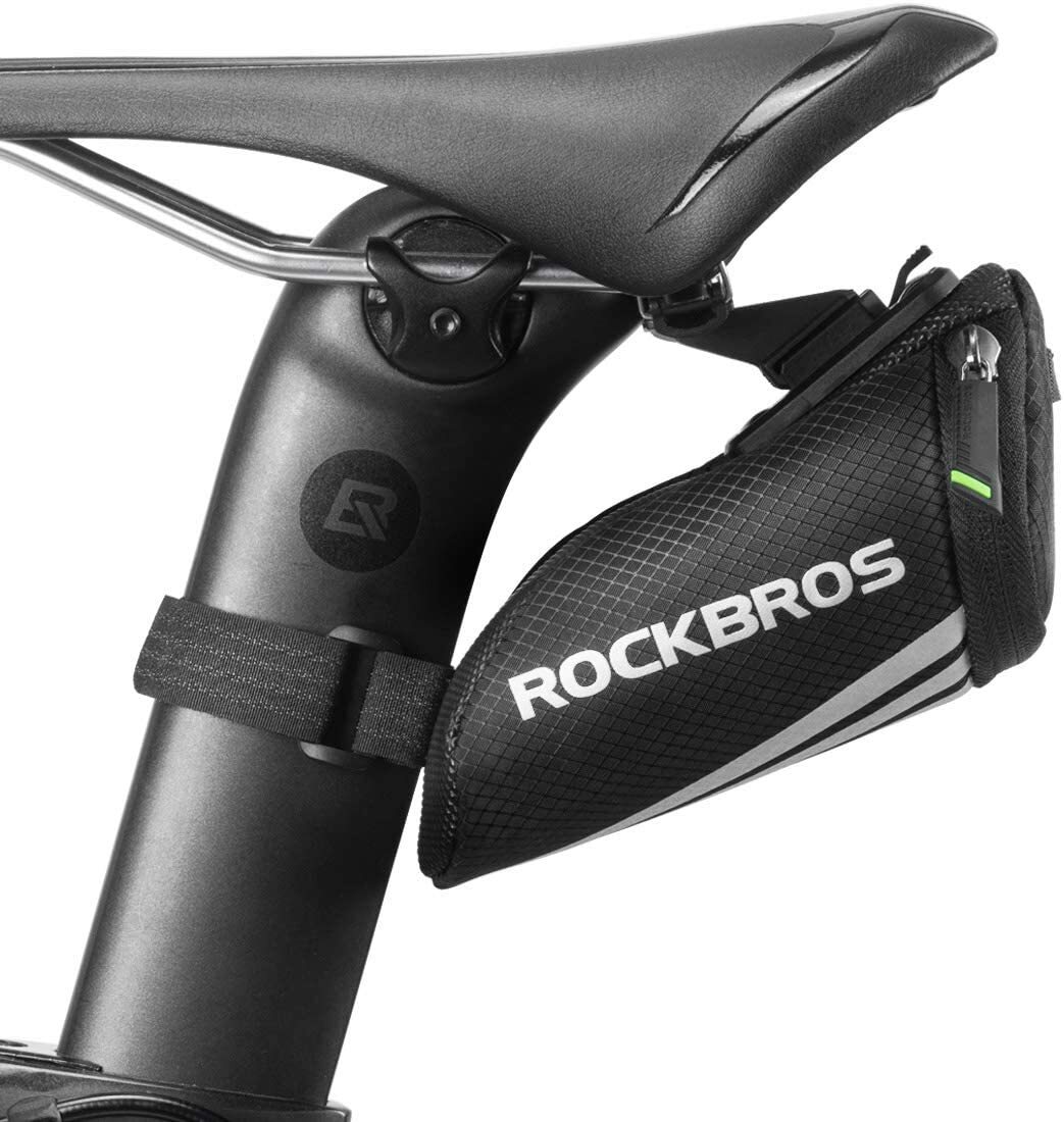 ROCKBROS Bike Saddle Bag Bicycle Seat Bag Wedge Packs Cycling Under Seat Pouch