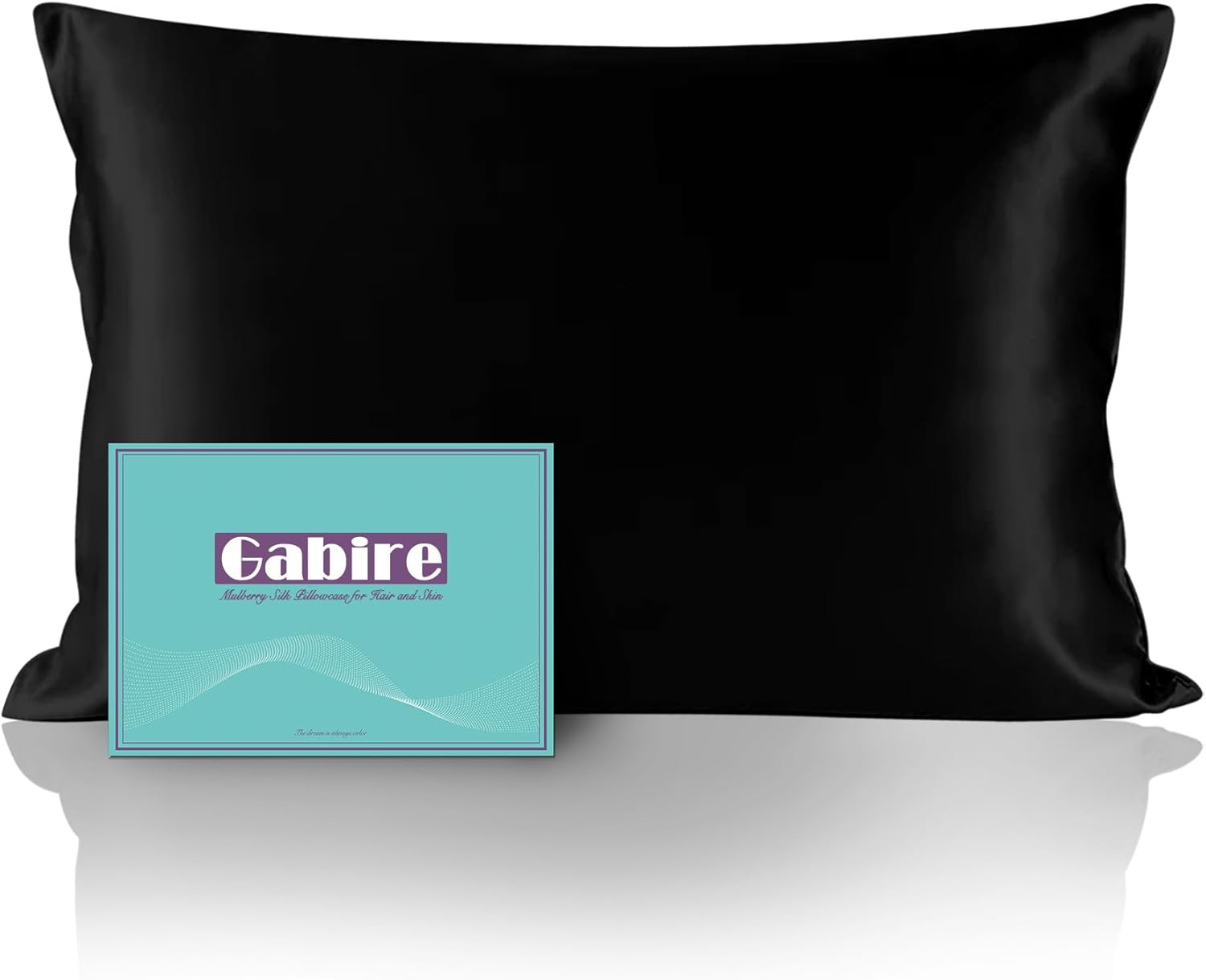 Gabire Mulberry Silk Pillowcase for Hair and Skin Prevent Acne Pillowcase Both S