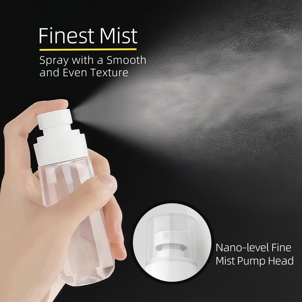 JUNIPLTER 3 Pack Mini Spray Bottles 2oz / 60ml, 2 oz / 60 ml, Multiple Color
