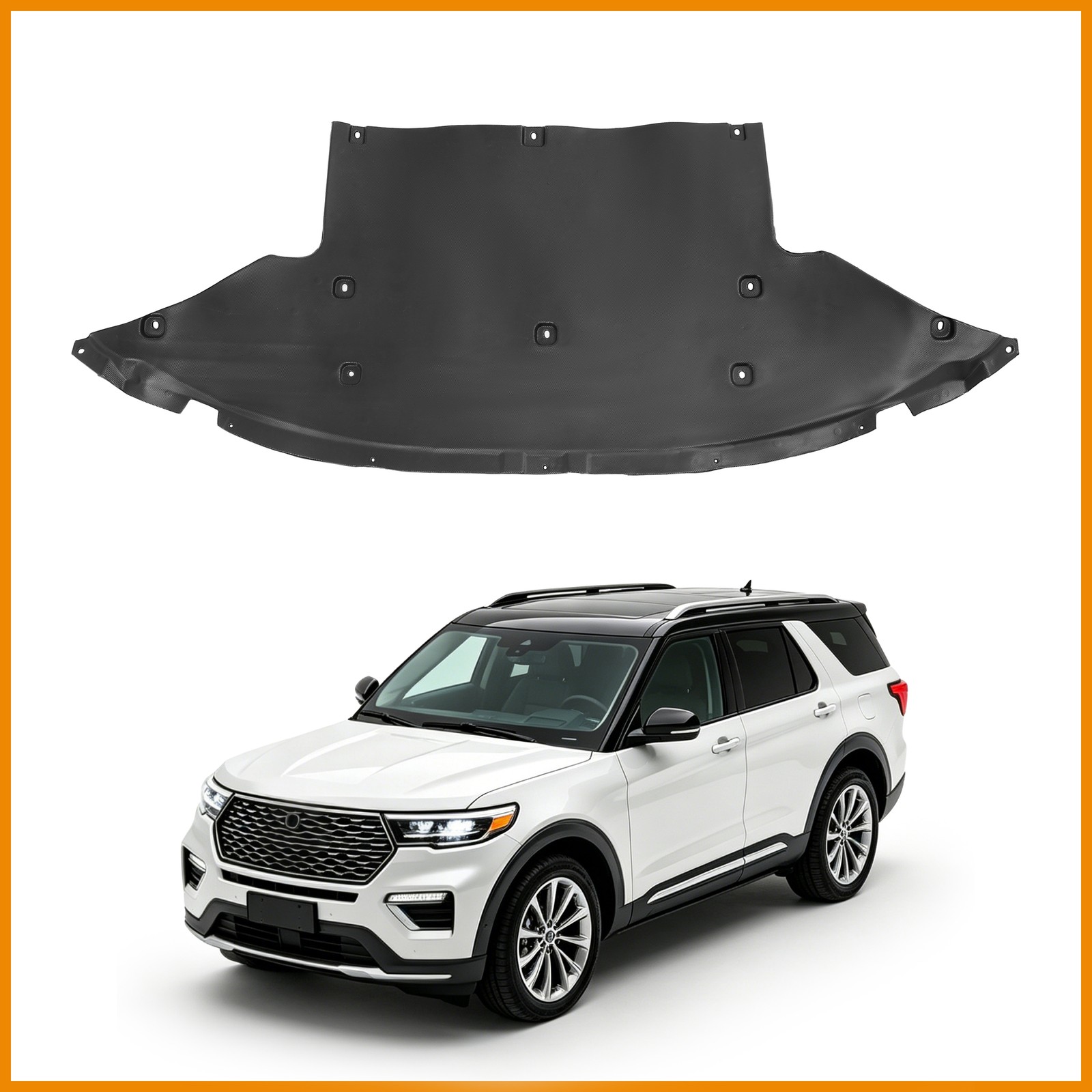 Front Bumper Splash Shield Lower Deflector For Ford Explorer 2020-2025 L1MZ8310F