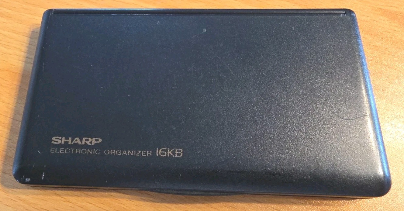 SHARP Electronic Organizer 16KB Memory Works Well Schedule Calendar TEL Memo Tim