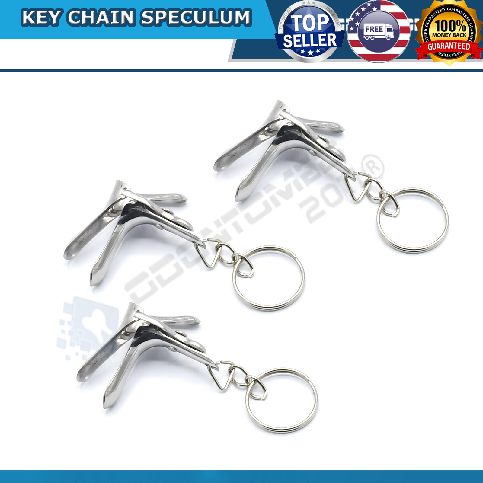 3 PIECES GYN Speculum keychain Stainless Steel,ODM
