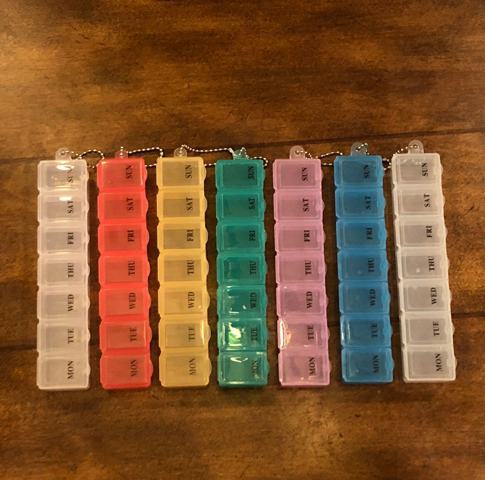 6" inch Weekly 7 Days Tablet Medicine Storage Pill Box Organizer Container Case