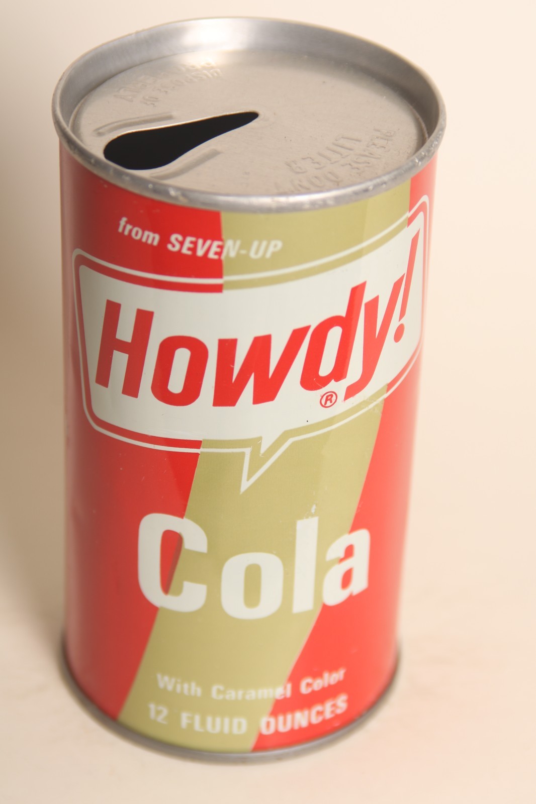 Howdy Cola soda can - 12oz S/S