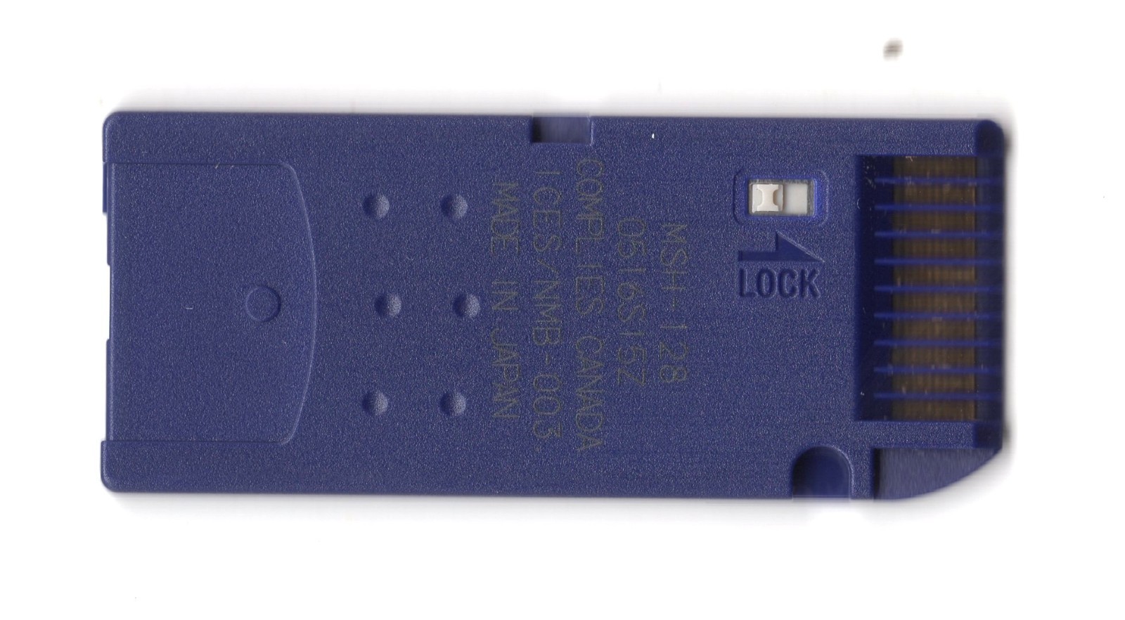 Sony Memory Stick Magic Gate 128MB MSH-128 Camera Memory Card