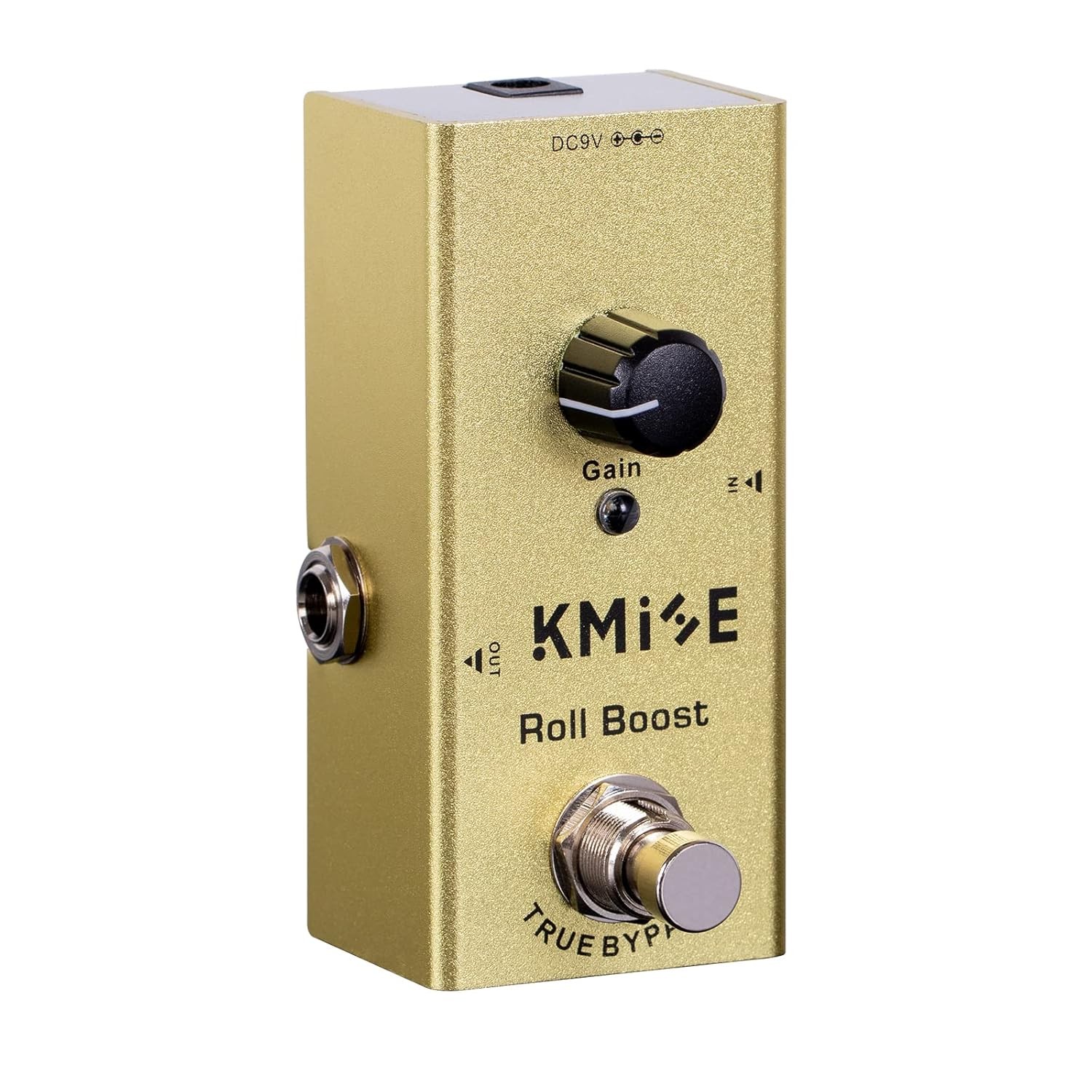Kmise Roll Boost Electric Guitar Effects Pedal Mini Single Type DC 9V True Bypas