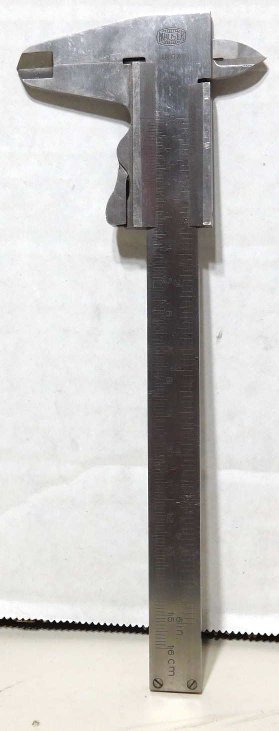 Mauser INOX 6" Vernier Slide Caliper Made in Germany