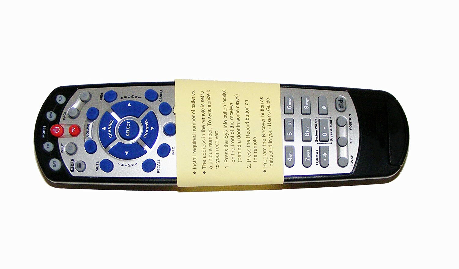 Dish-Network 20.1 IR Satellite Receiver Replace Remote Control 180546